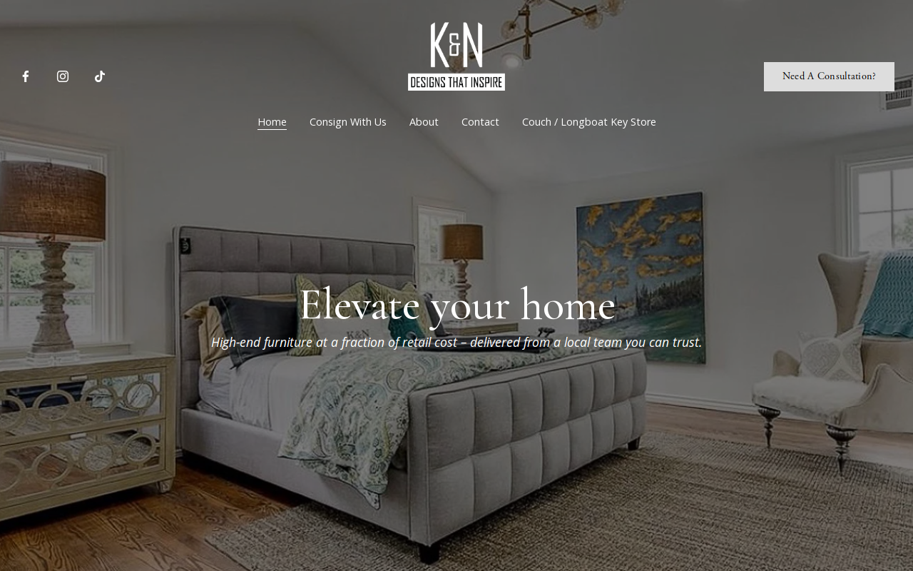 K&N Interior Consignment website preview