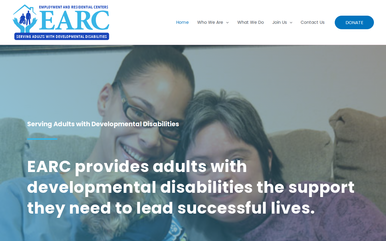 Earc website preview