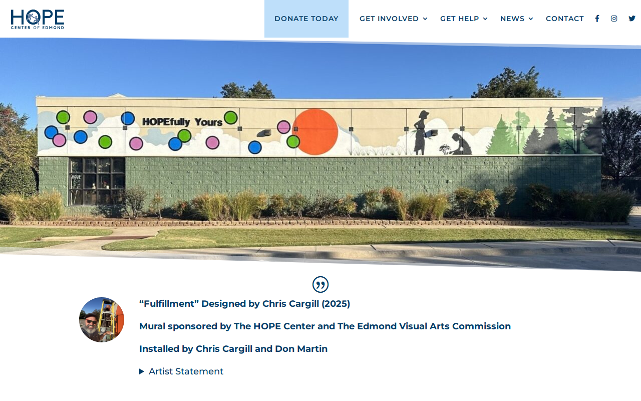HOPEfully Yours website preview