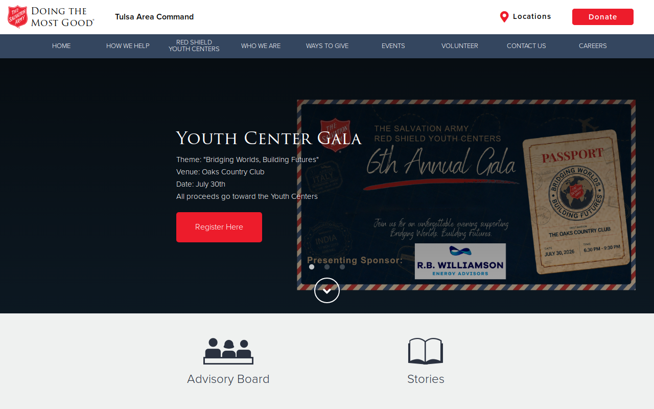 Okmulgee Thrift Store website preview