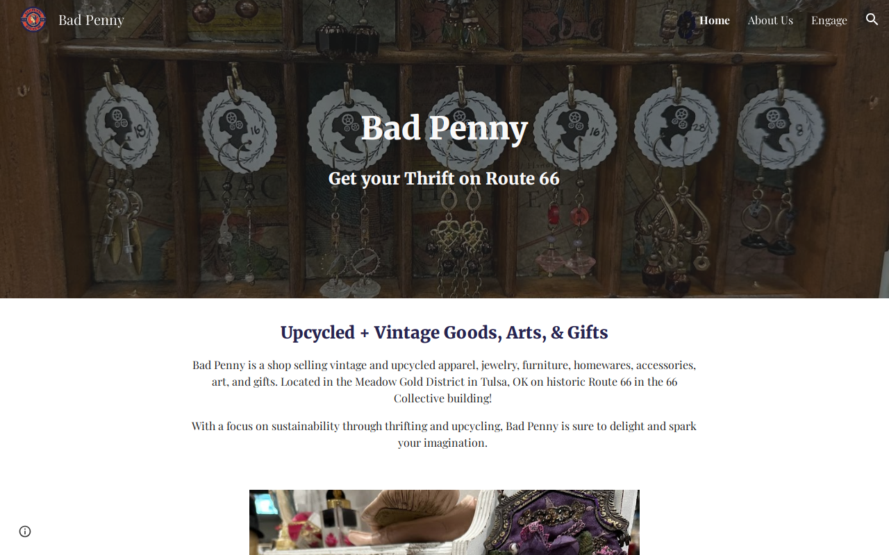 Bad Penny website preview
