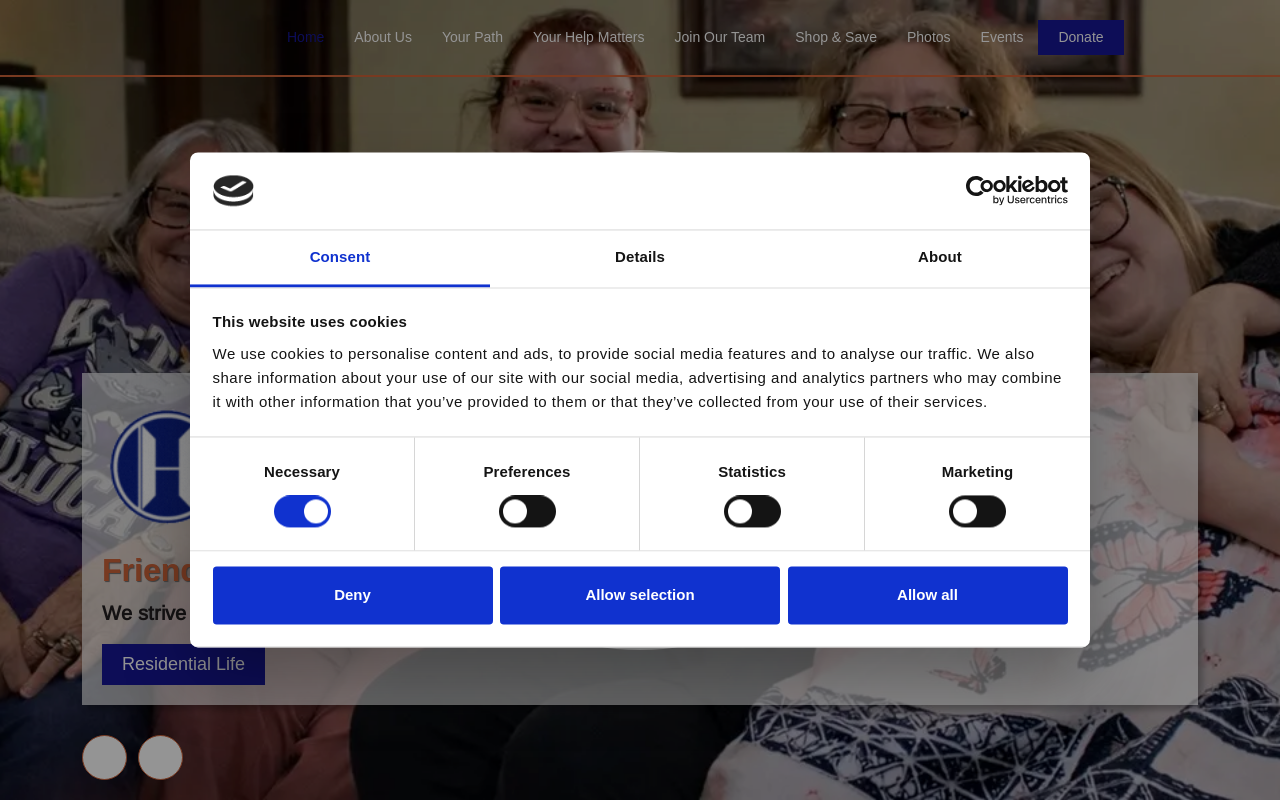 Home of Hope, Centsible Spending Stores website preview