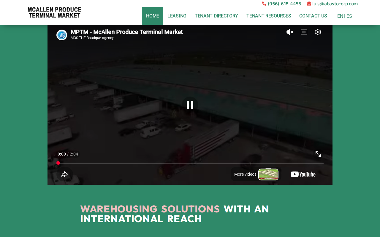 McAllen pacas website preview