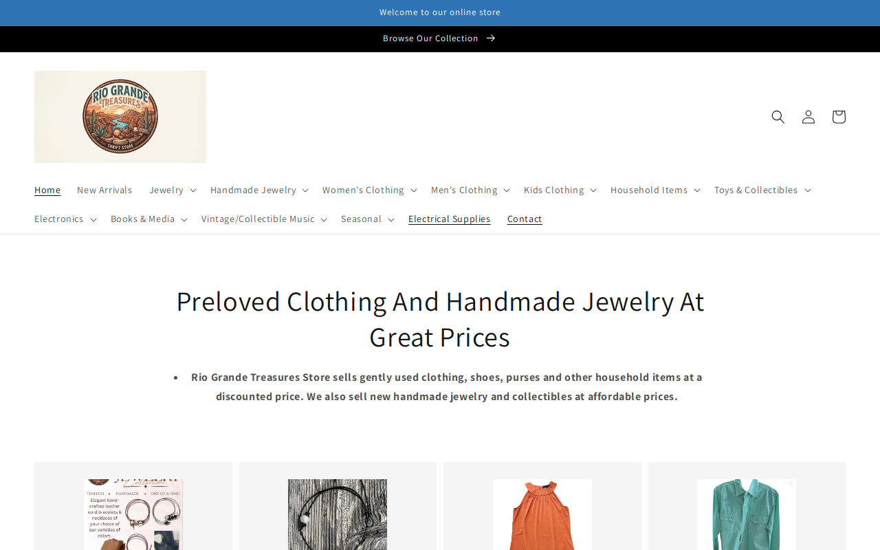 Sister’s Closet & Consignment website preview