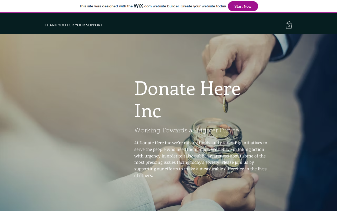 Off The Hook Thrift Shop website preview