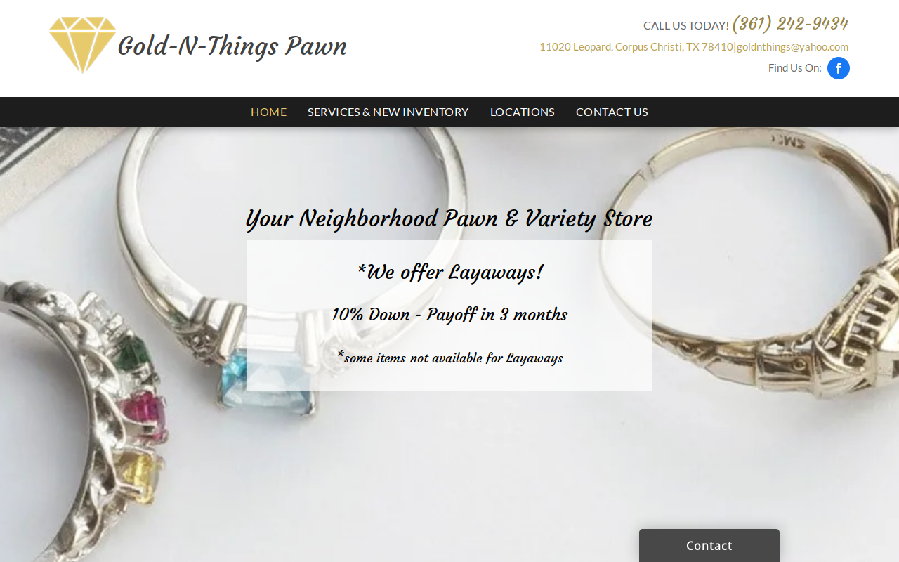 Gold-N-Things website preview