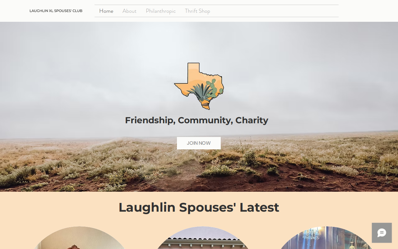 Thrift Shop Laughlin XL Spouses’ Club website preview
