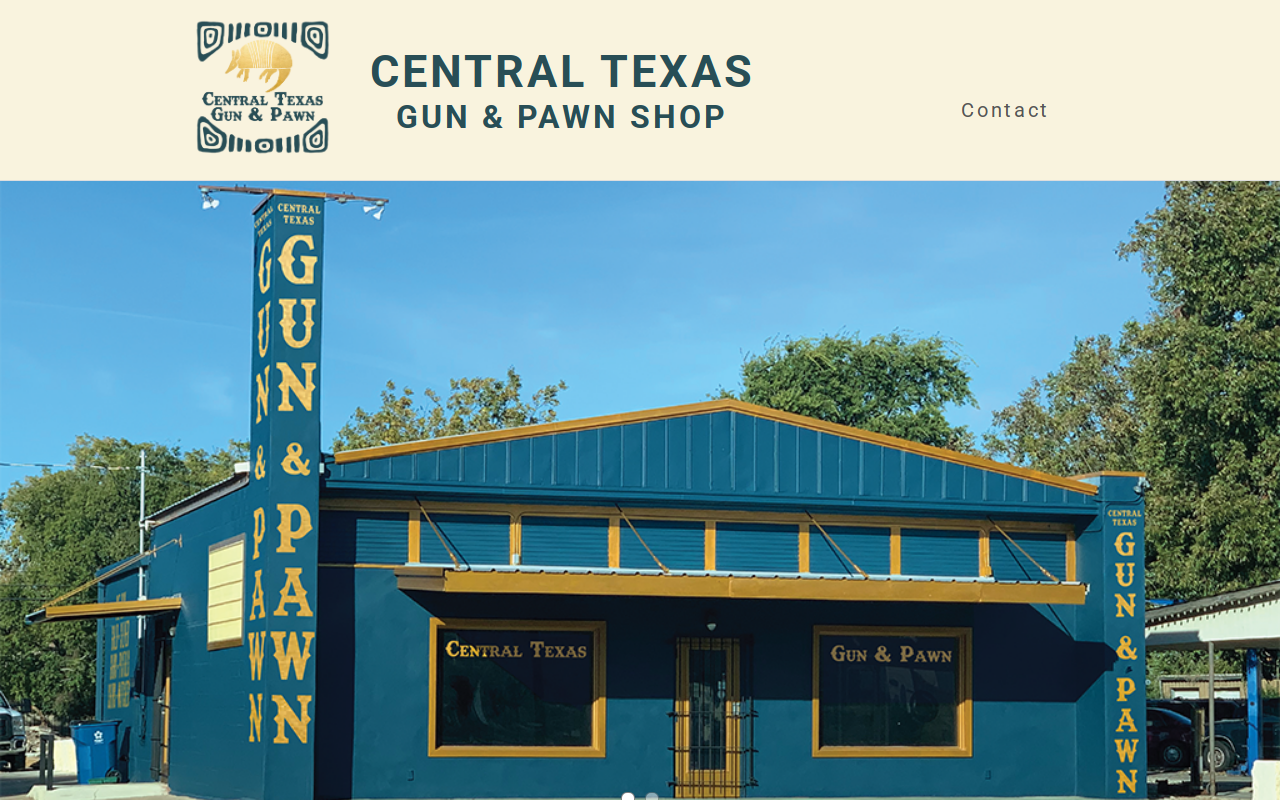 Central Texas Pawn Shop website preview