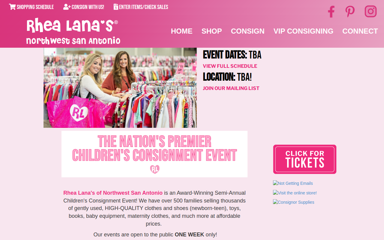 Rhea Lana's of Northwest San Antonio website preview