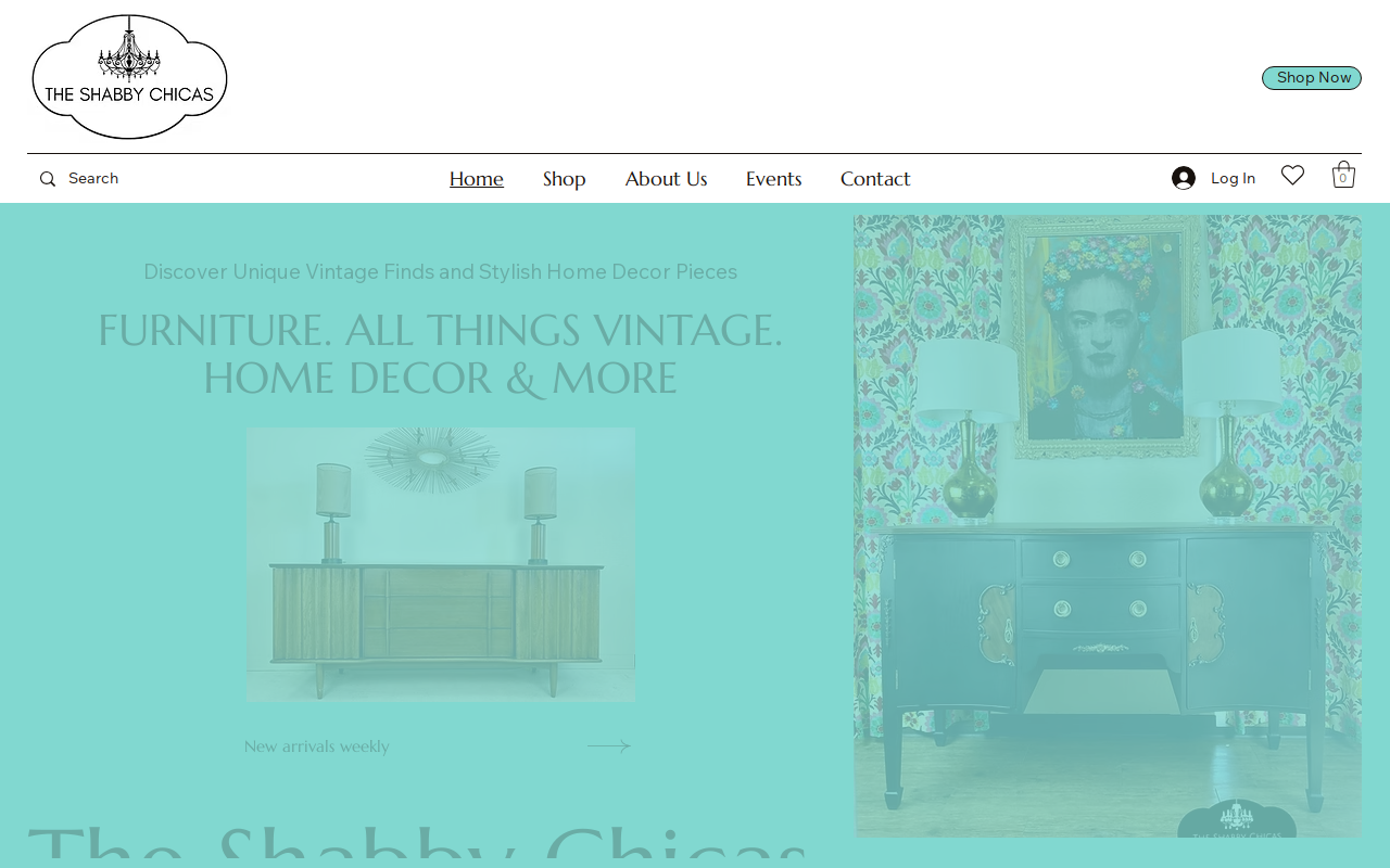 The Shabby Chicas website preview