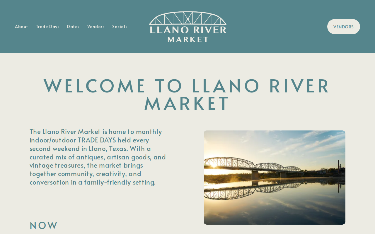 Llano River Market website preview