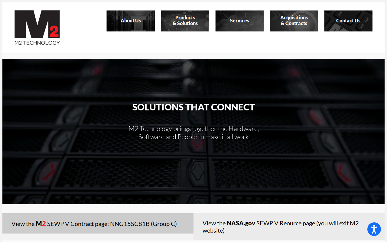 M2 Technology, Inc. website preview