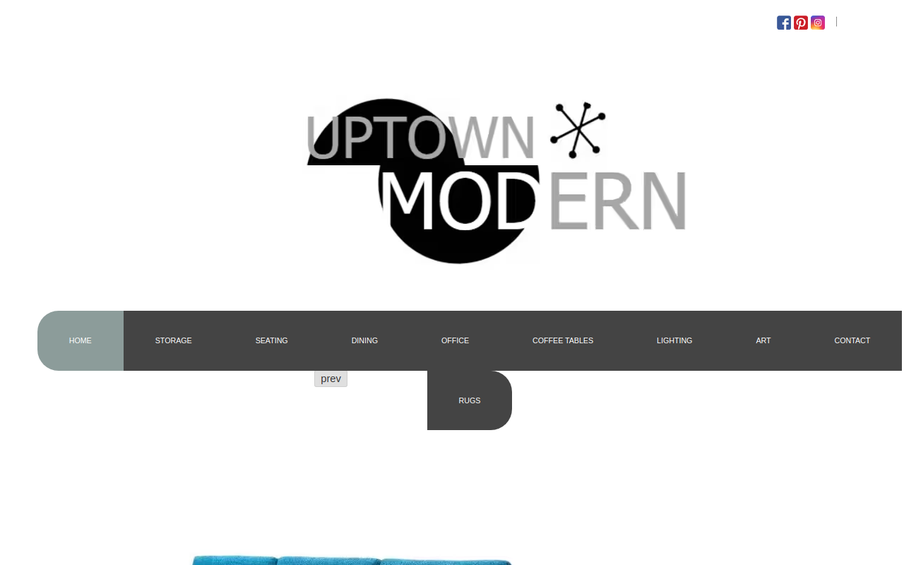 Uptown Modern website preview