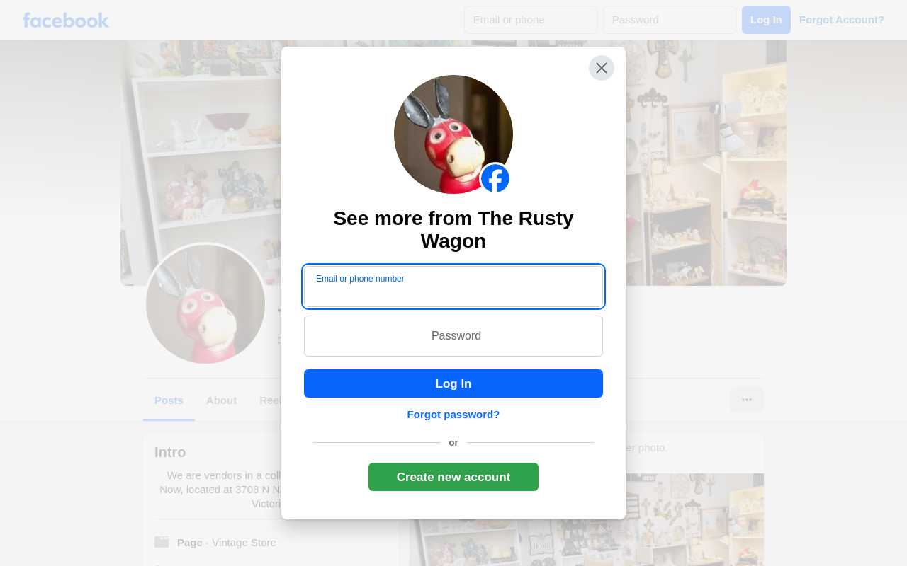 The Rusty Wagon website preview