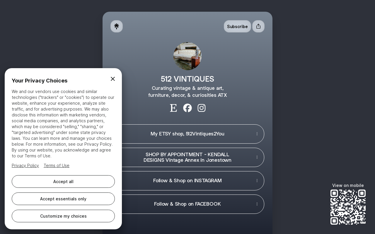 512 Vintiques website preview