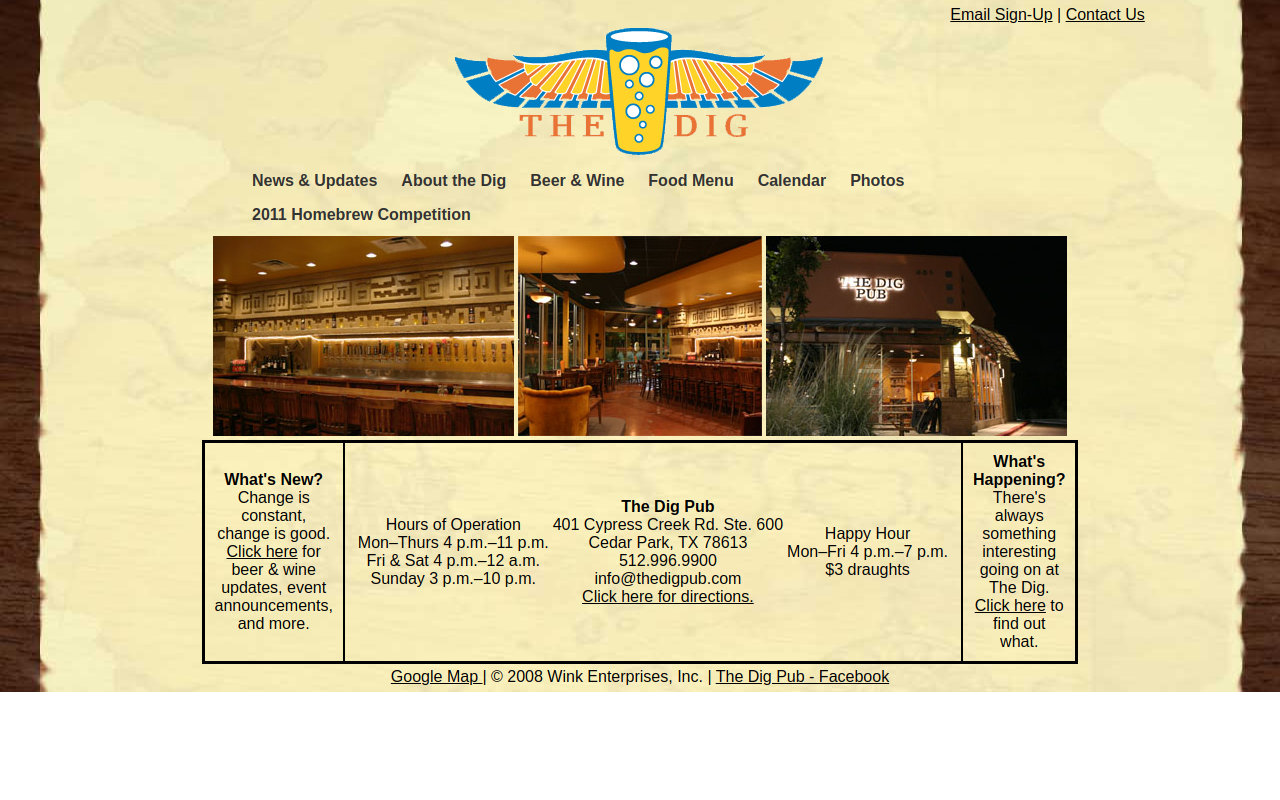 Blast from the Past - Cedar Park website preview