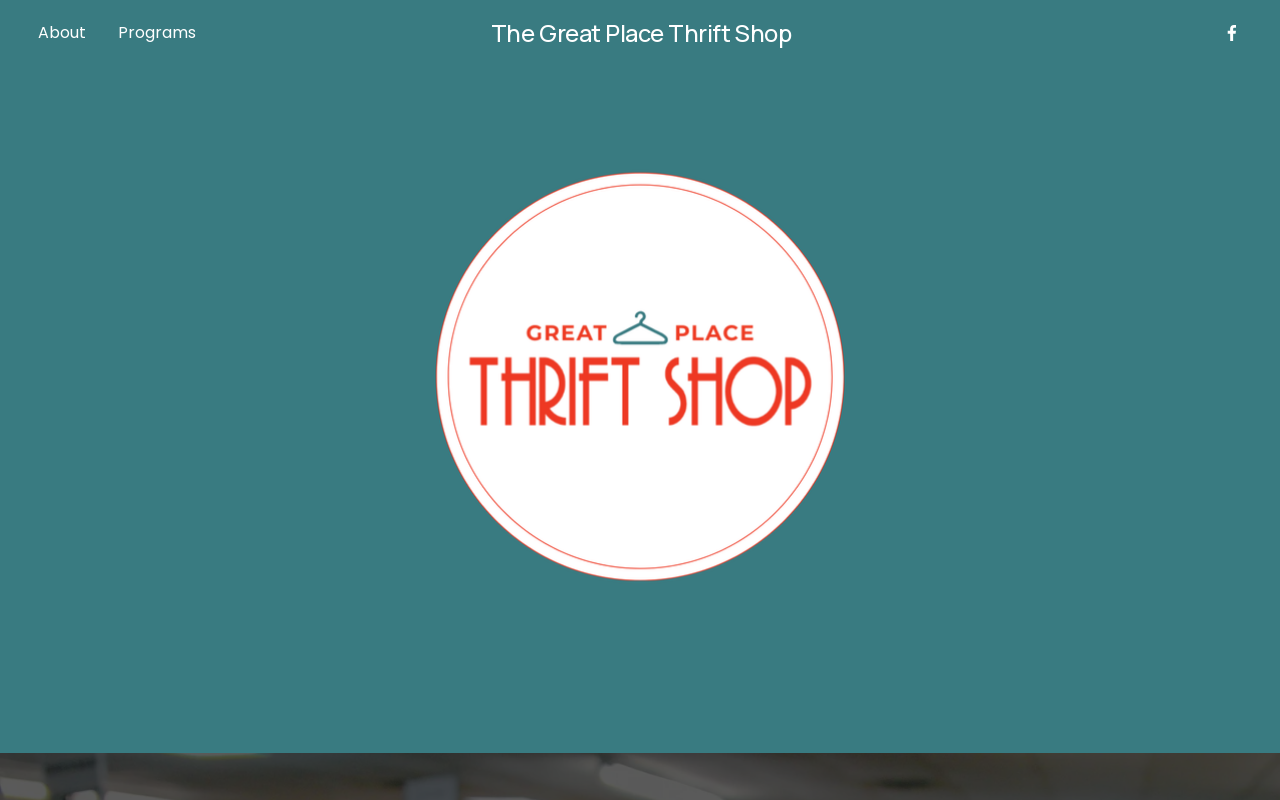 The Great Place Thrift Shop website preview