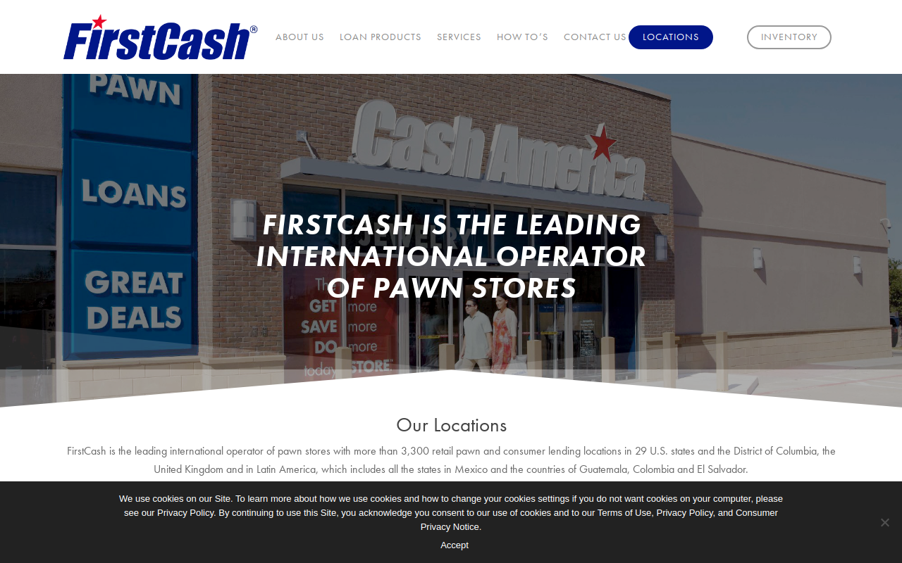 Action Pawn 3700 website preview