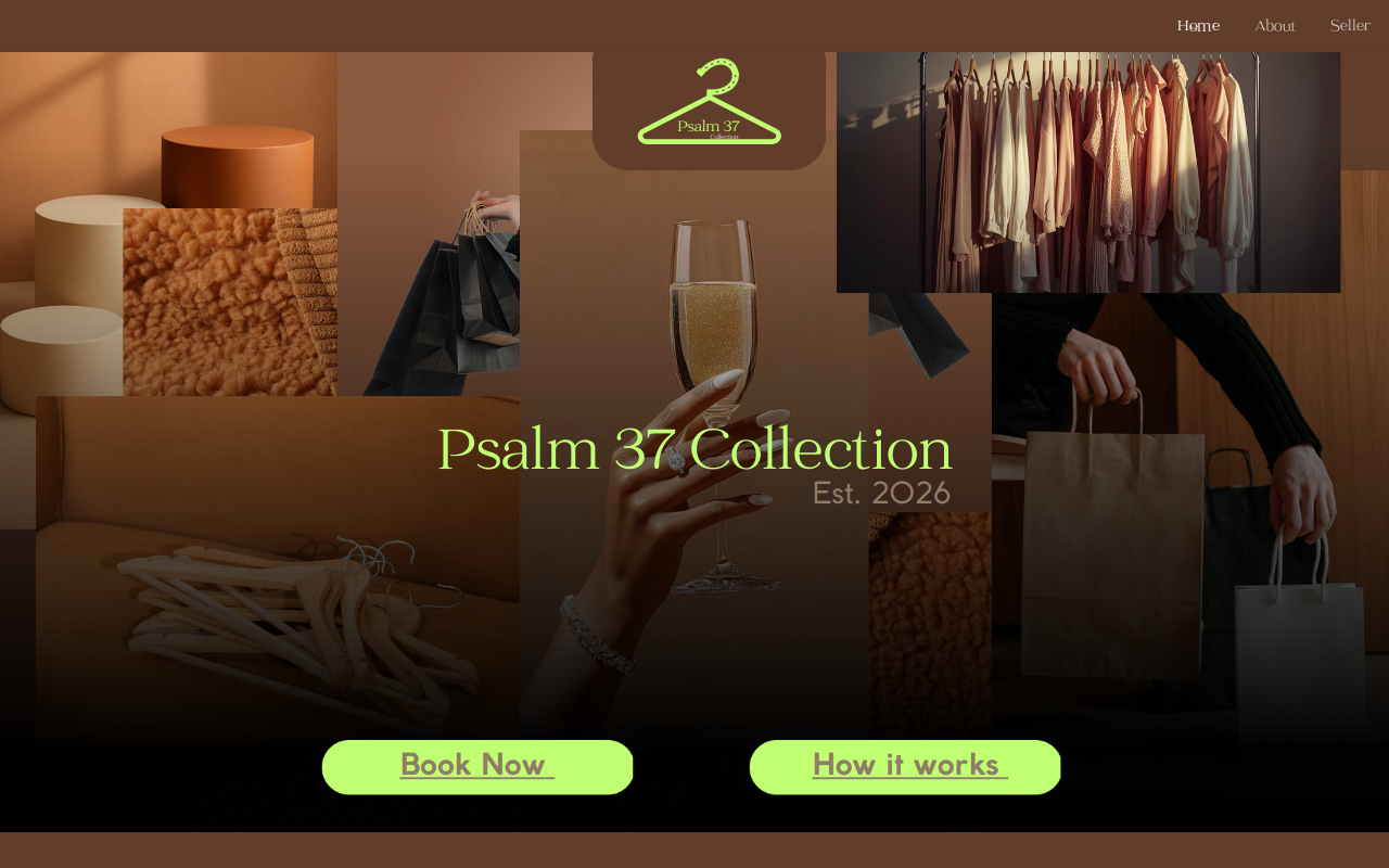 Psalm 37 Collection website preview