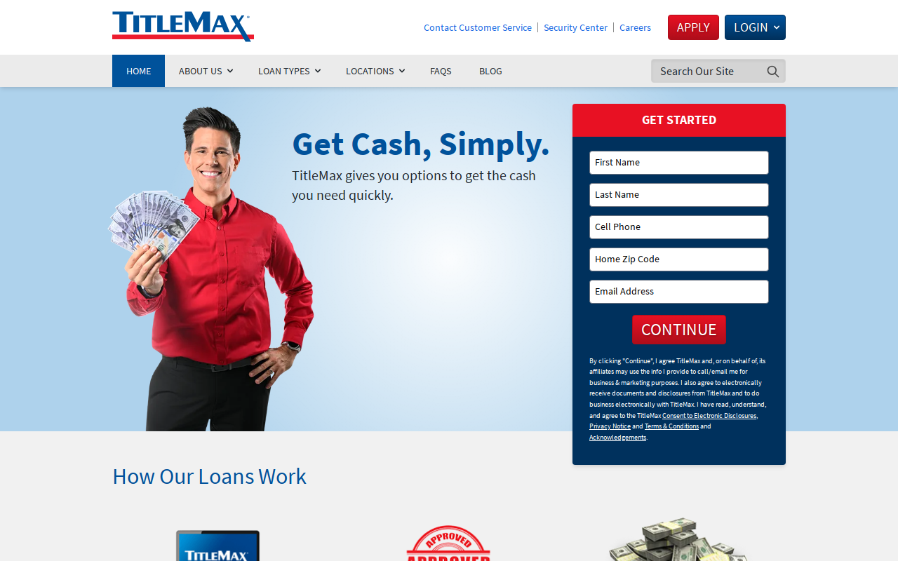 Big Als Pawnshop website preview