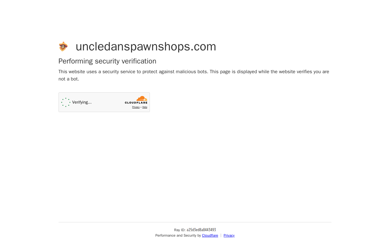 Uncle Dan's Pawn Shop website preview