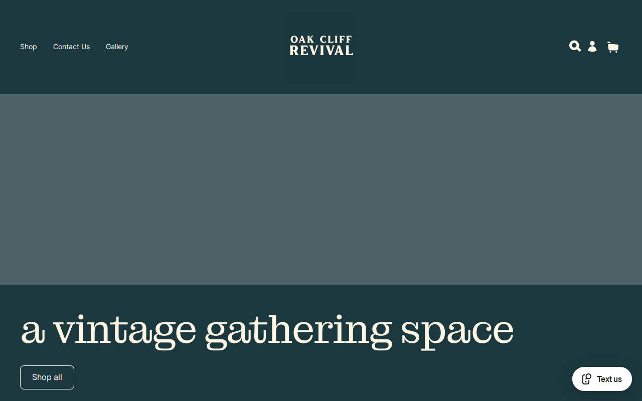 Oak Cliff Revival website preview