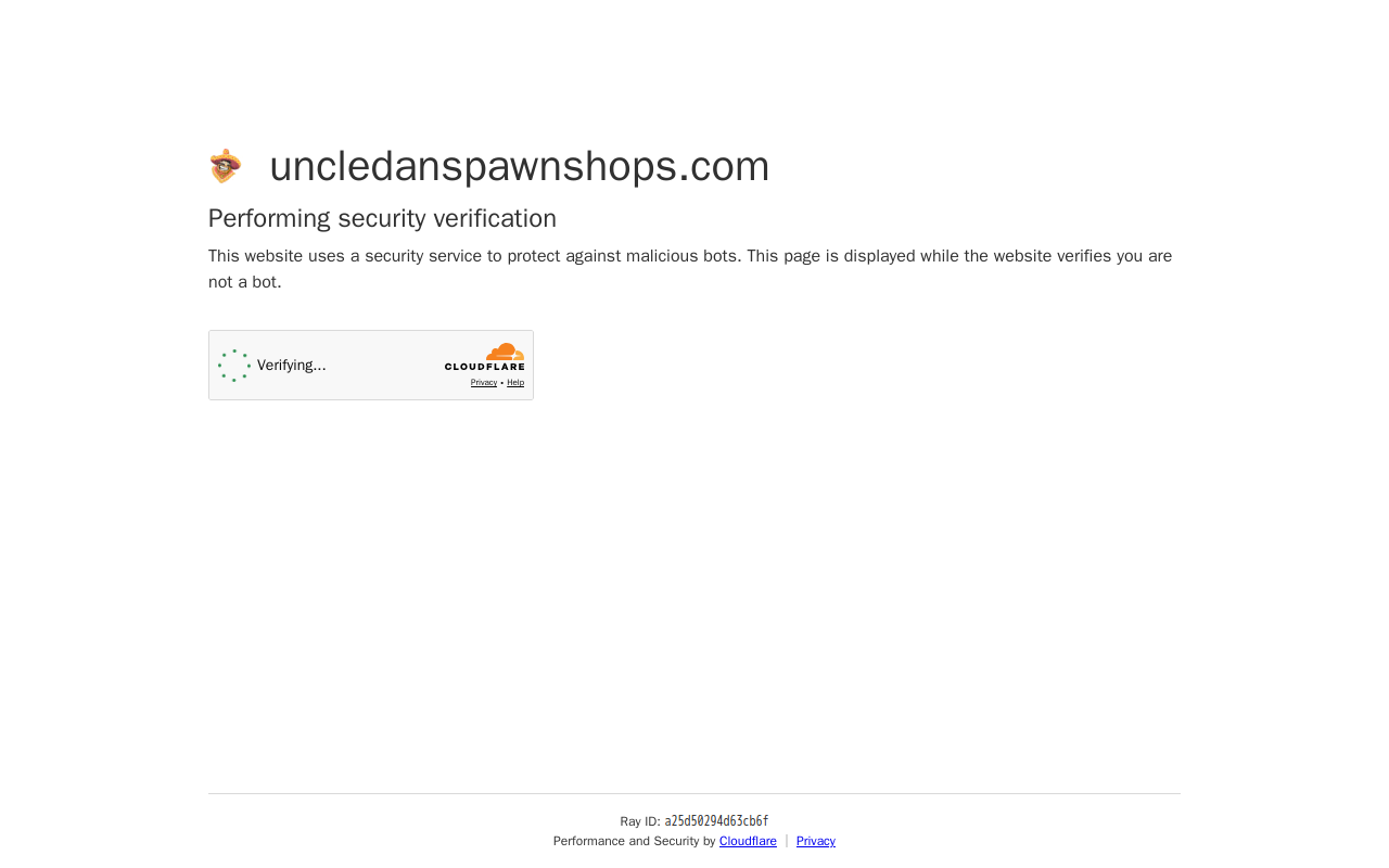 Uncle Dan's Pawn website preview