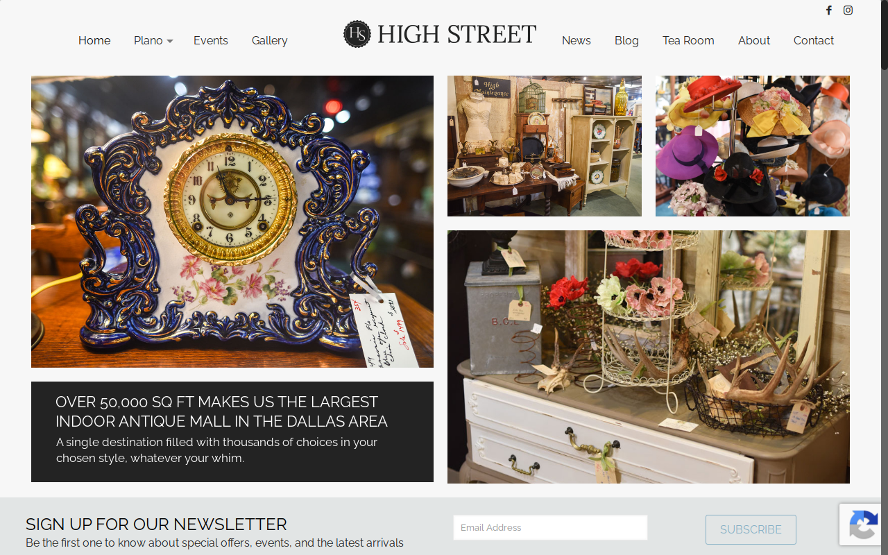 Resae's Pieces of Vintage website preview