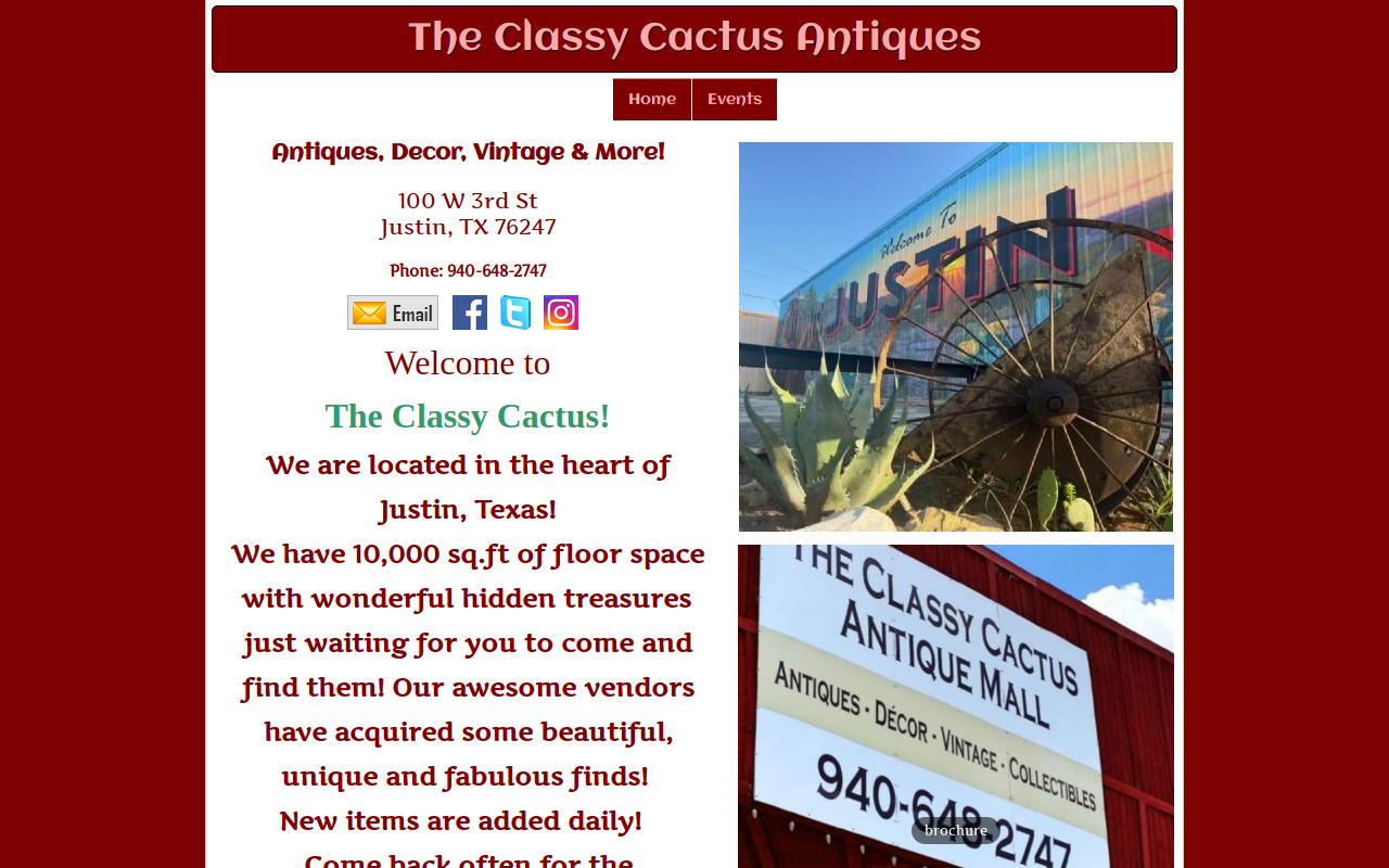 The Silly Goose Booth website preview