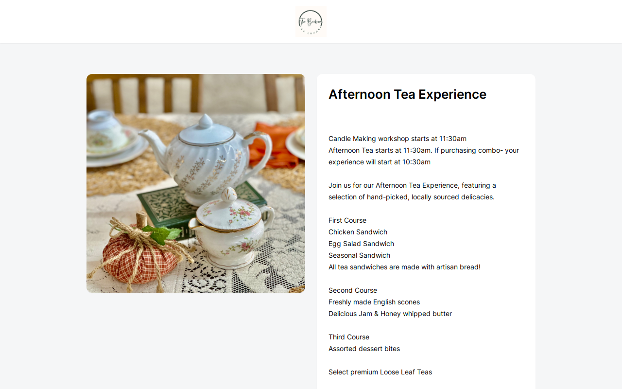 The Enchanted Shop Artisan & Vintage Market website preview