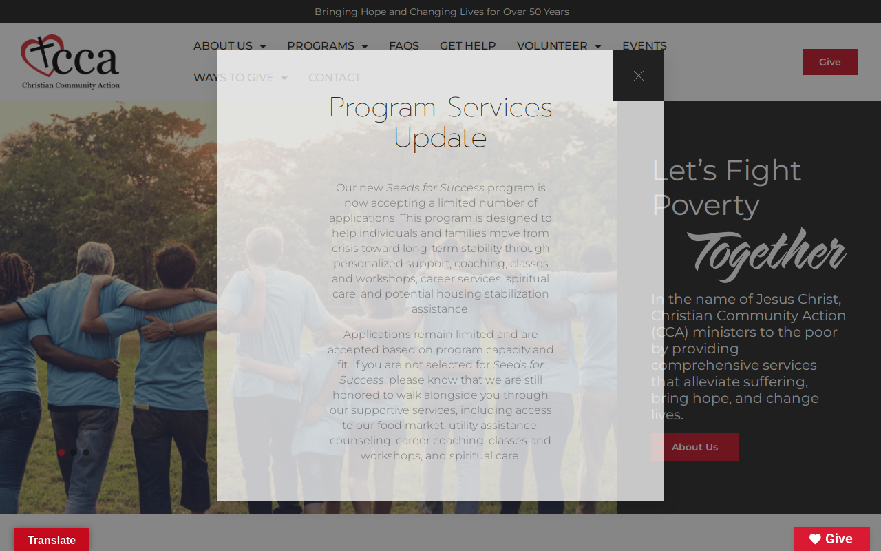 CCA Resale website preview