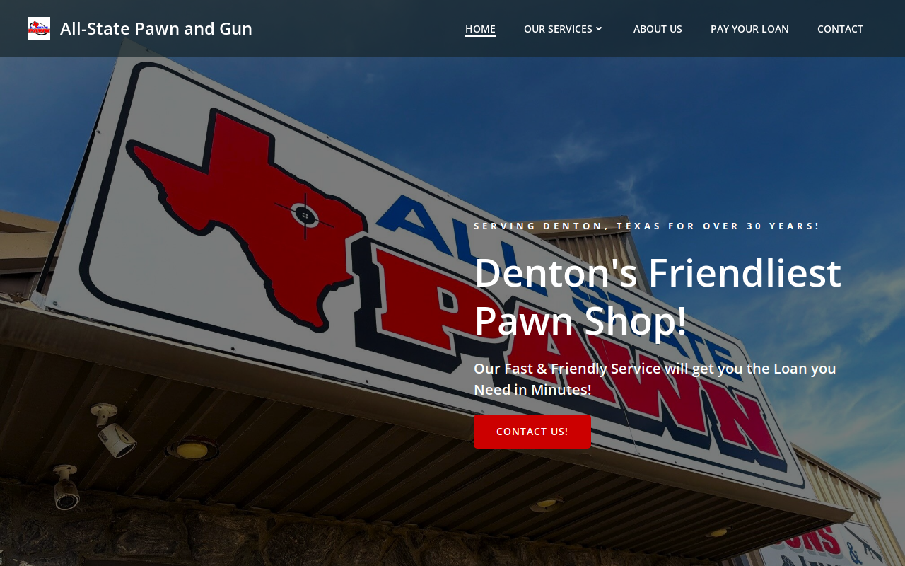 All State Pawn website preview