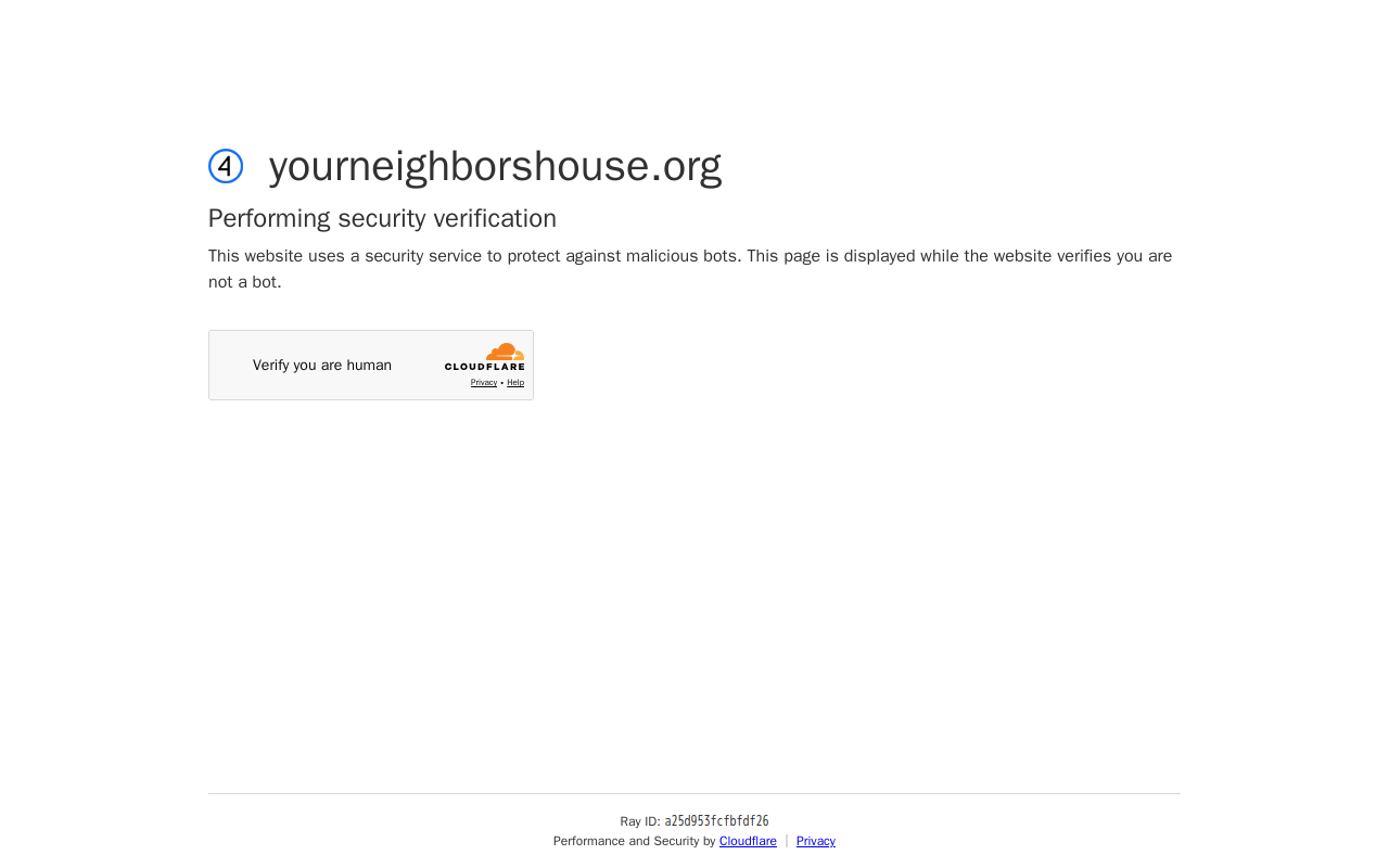 Your Neighbors House website preview