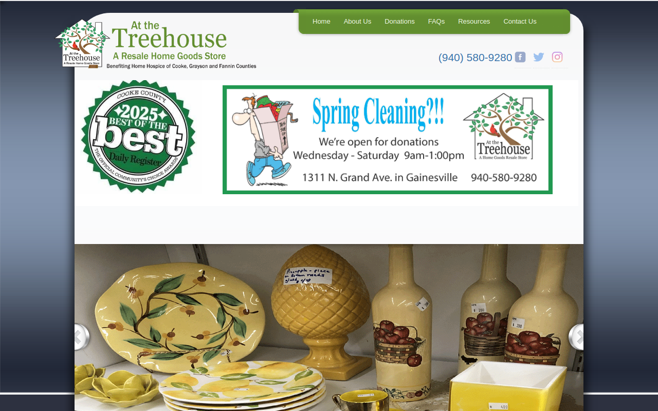 At the Treehouse website preview