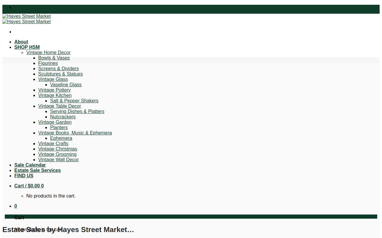 Hayes Street Market website preview