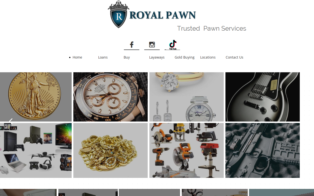Royal Pawn 4 website preview
