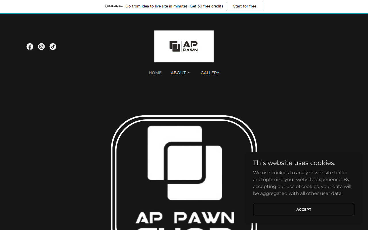 A P Pawn Shops website preview