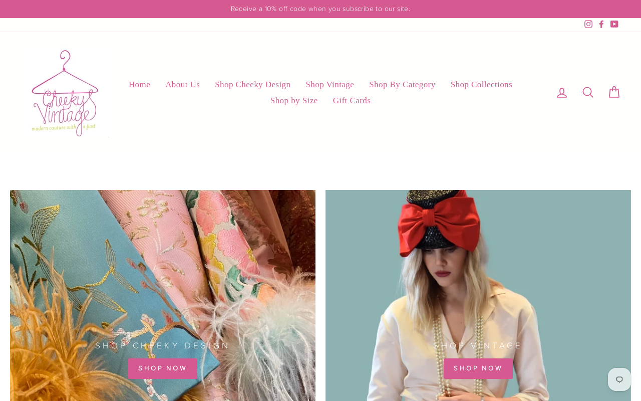 Cheeky Vintage website preview