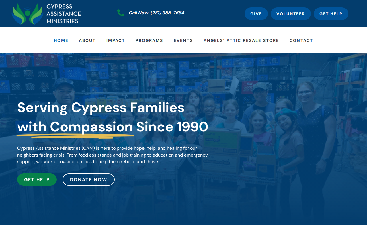 Angels Attic Resale Shop website preview