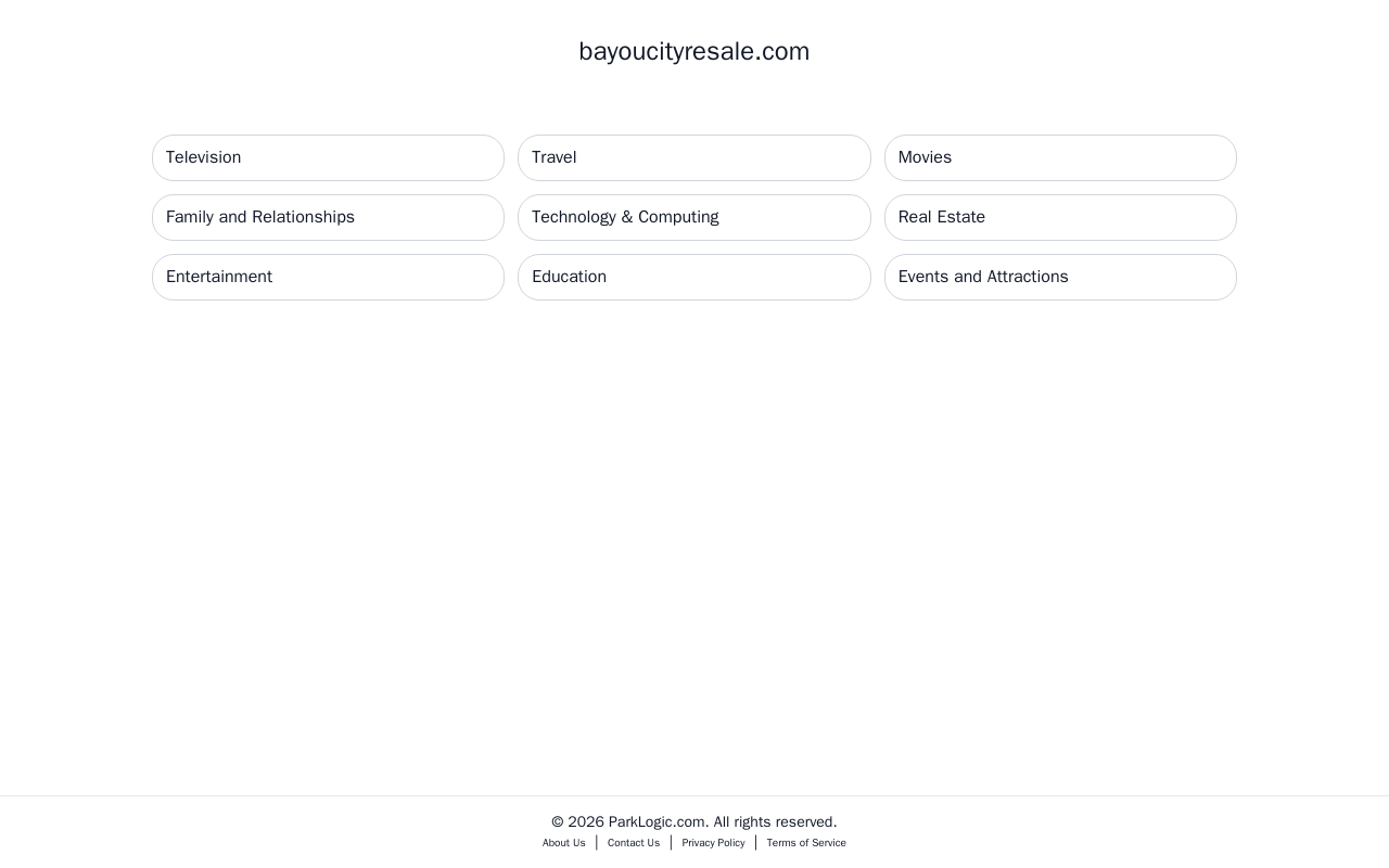 Bayou City Resale Shop website preview