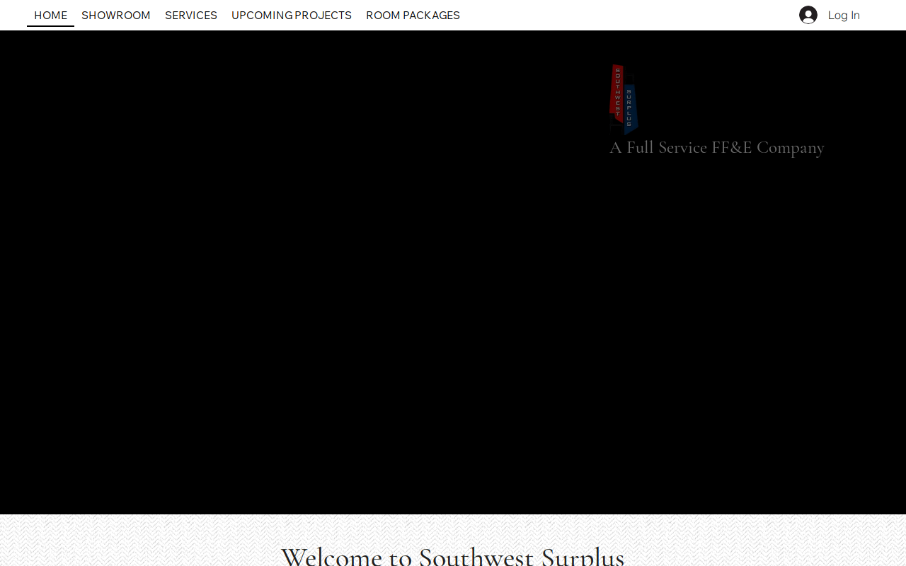 Southwest Surplus website preview
