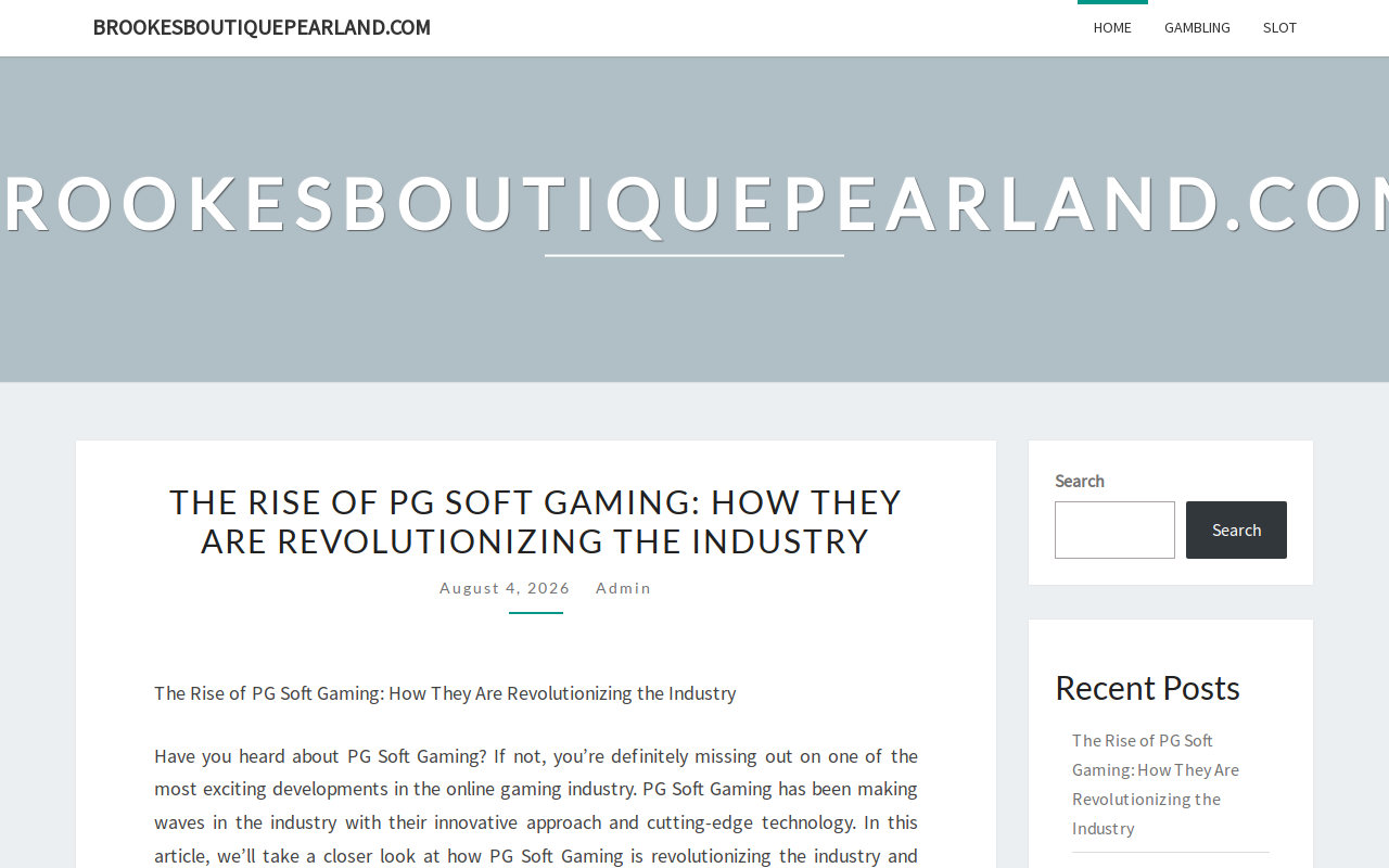 Brooke's Boutique website preview