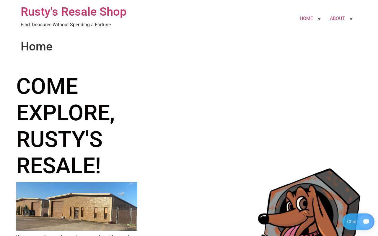 Rusty's Resale website preview