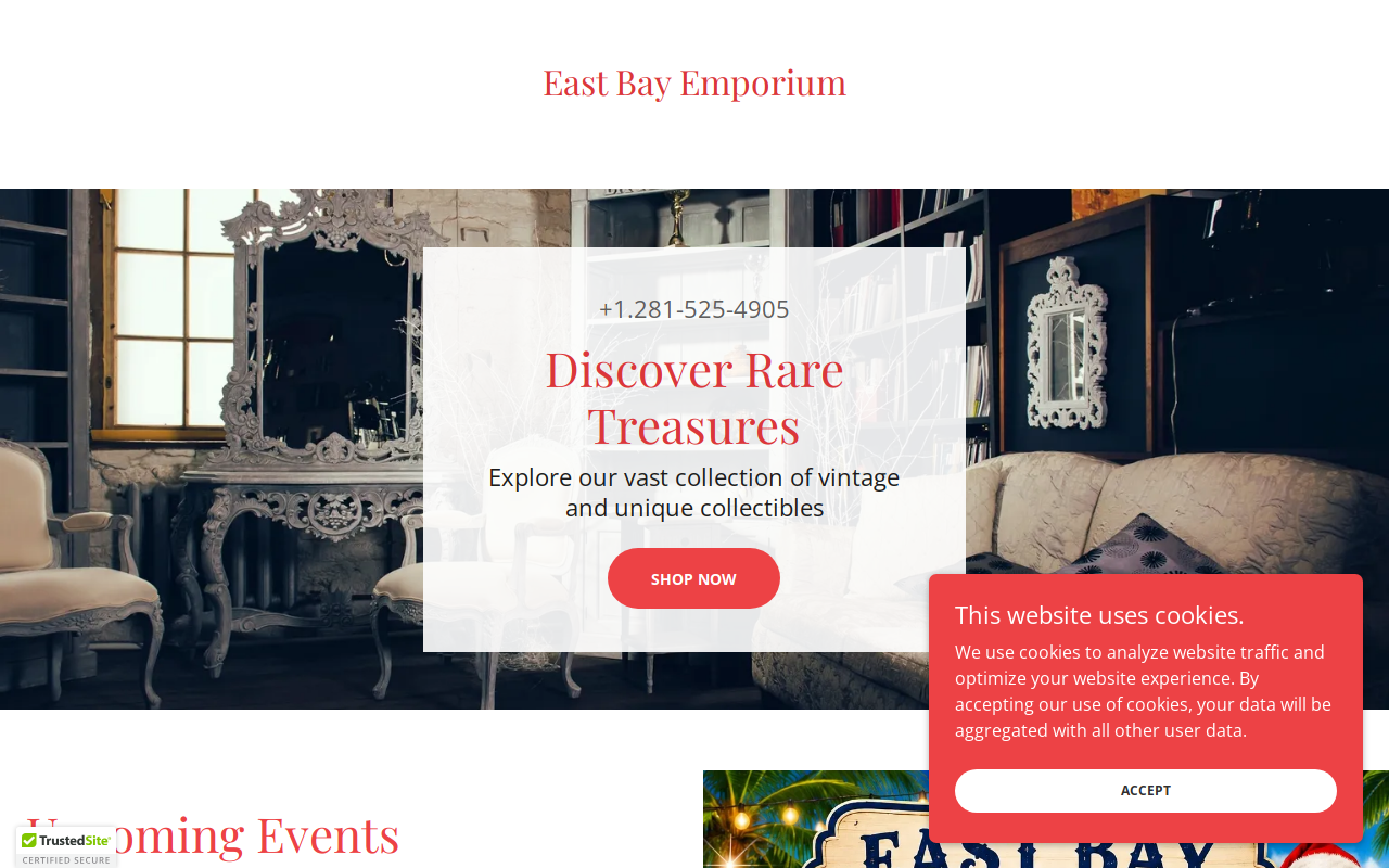 East Bay Emporium website preview
