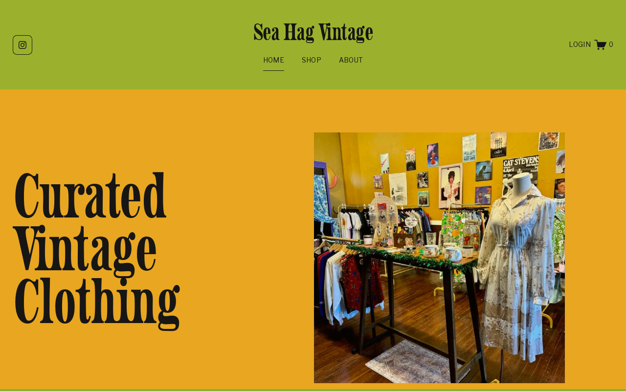 Sea Hag Vintage website preview