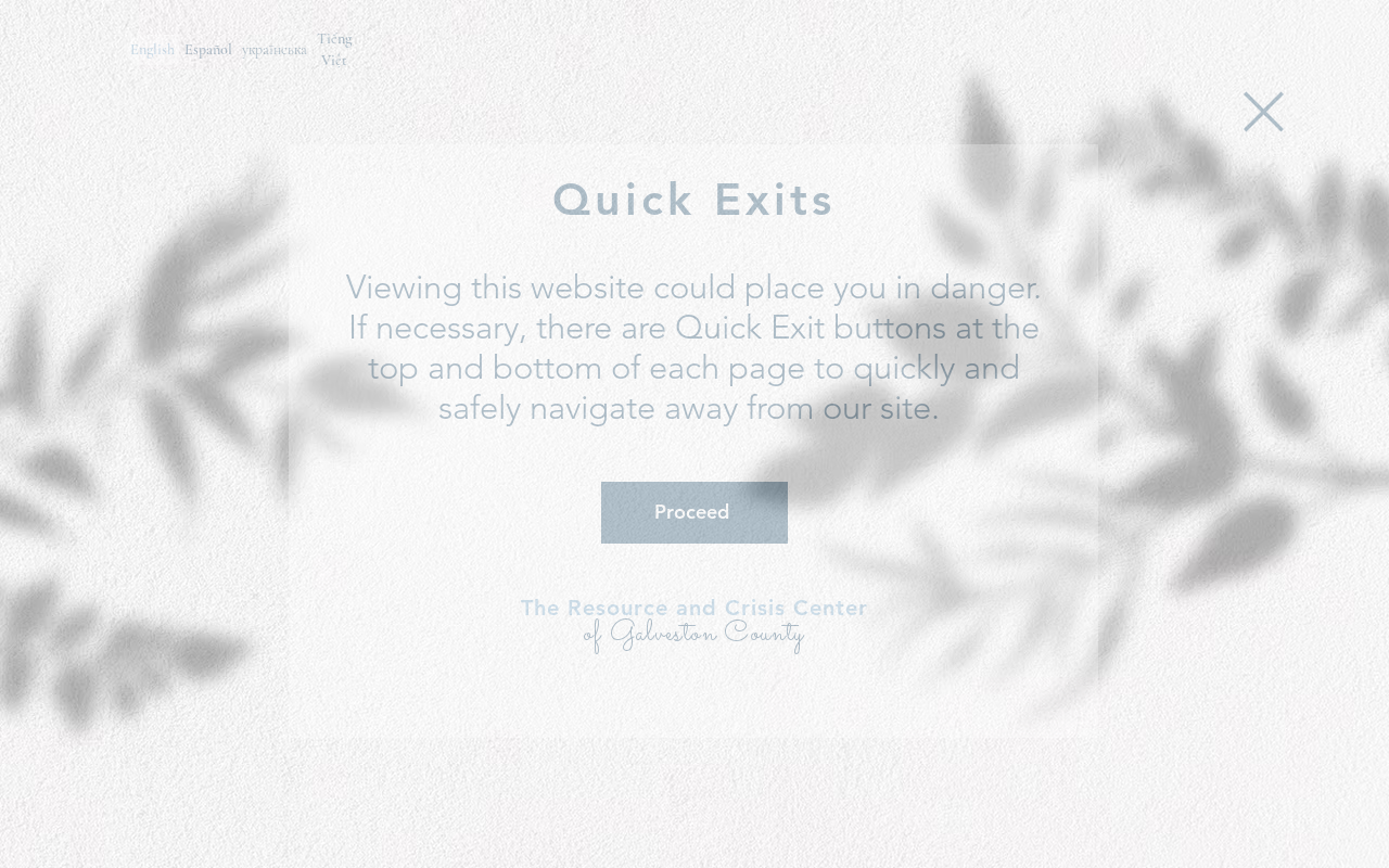 RCC Galveston website preview