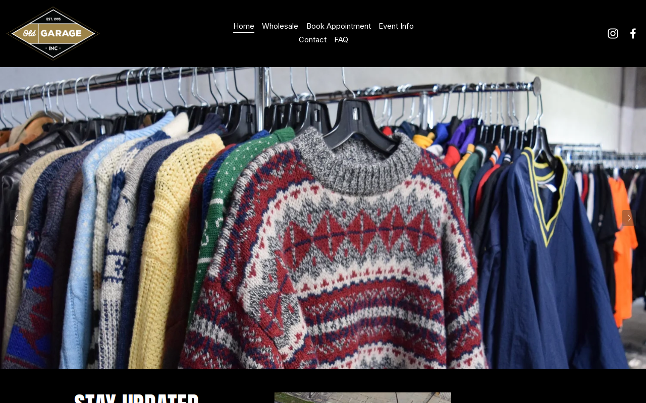 Old Garage website preview