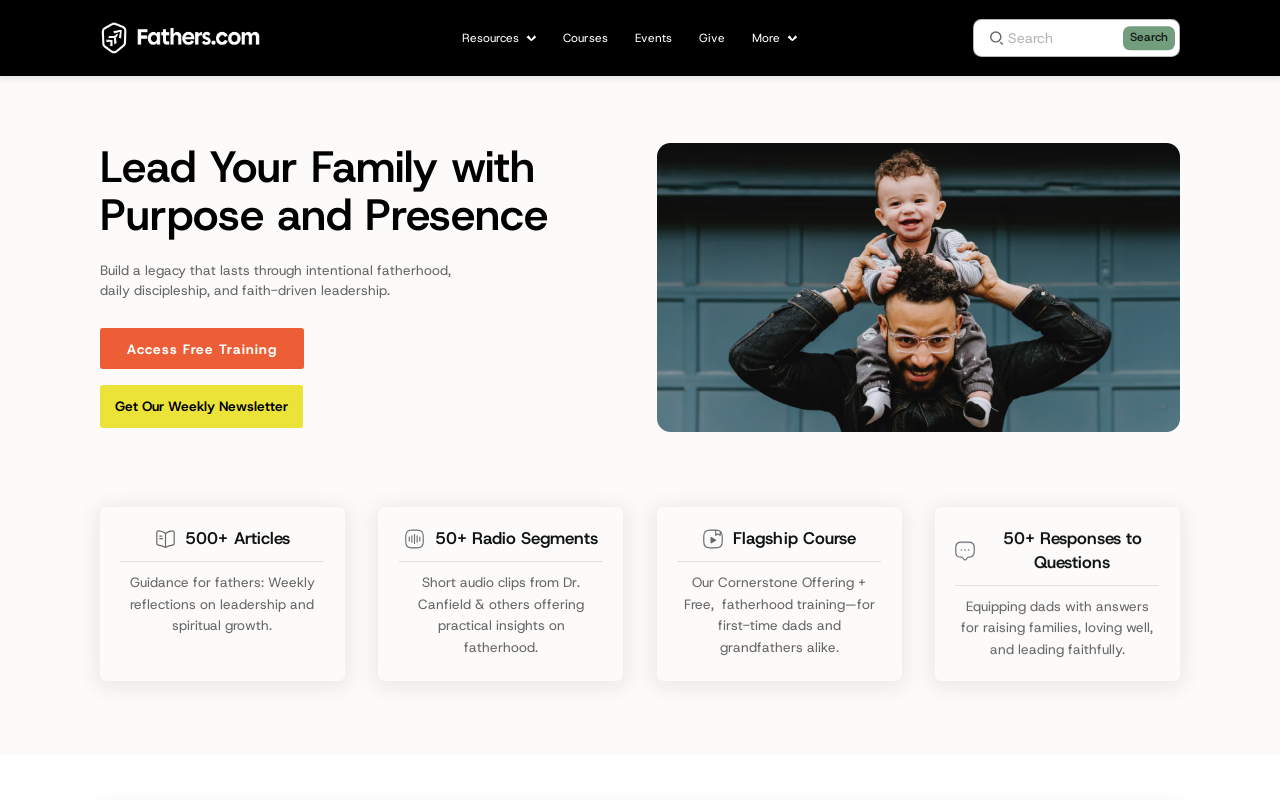 Father & Son Swap Shop website preview