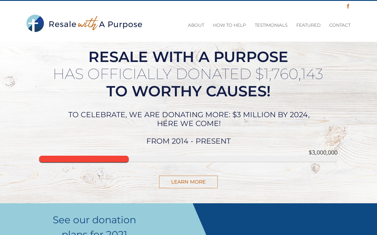 Resale With A Purpose website preview