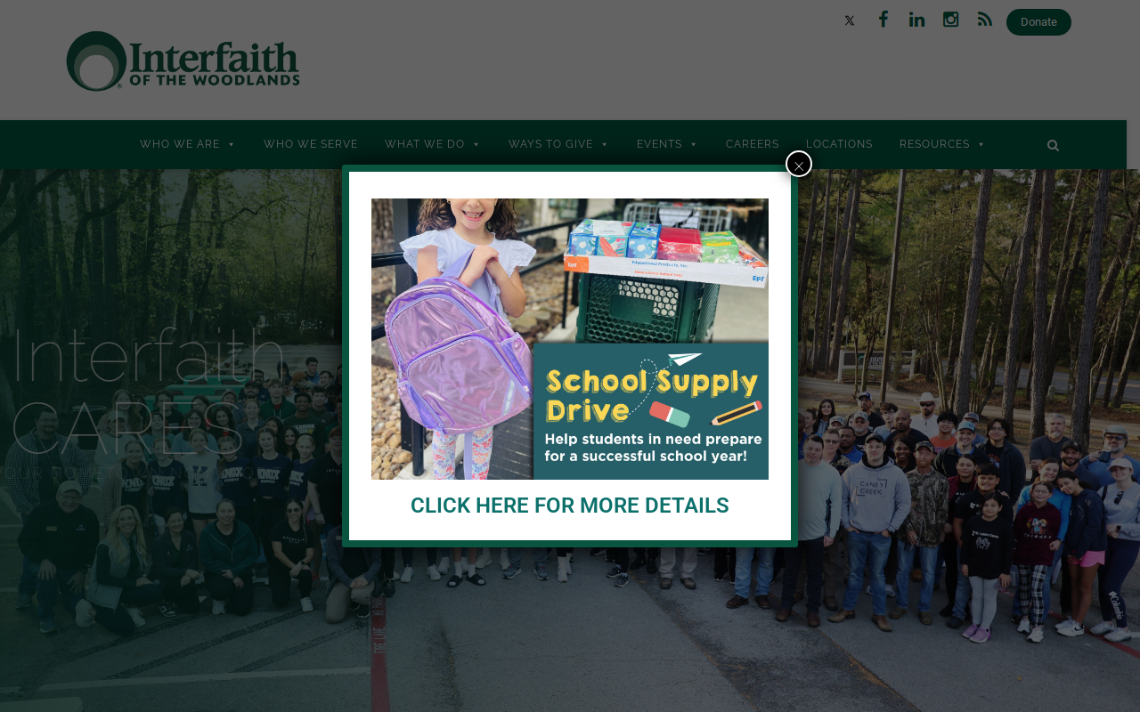 Interfaith Hand Me Up Shop website preview